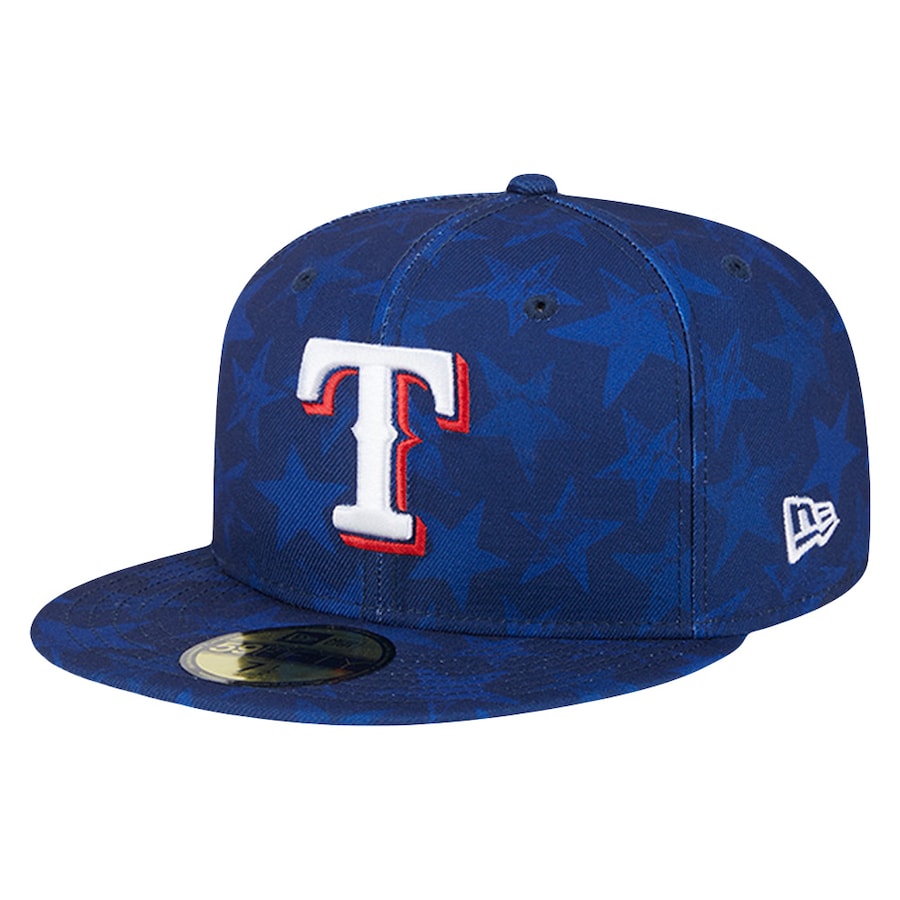 Texas Rangers New Era 2024 MLB All-Star Game Pattern 59FIFTY Fitted Hat - Navy