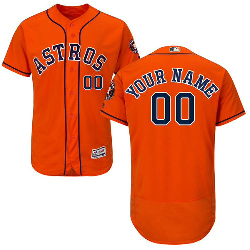 Custom Houston Astros Orange Flexbase Authentic Collection Jersey Custom Houston Astros Orange Flexbase Authentic Collection Jersey