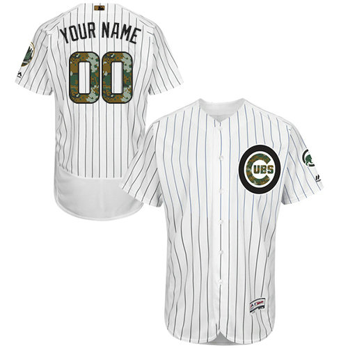 Custom Chicago Cubs Authentic White 2016 Memorial Day Fashion Flex Base Jersey Custom Chicago Cubs Authentic White 2016 Memorial Day Fashion Flex Base Jersey