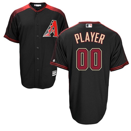 Custom Arizona Diamondbacks Replica Black Alternate Home Cool Base Jersey