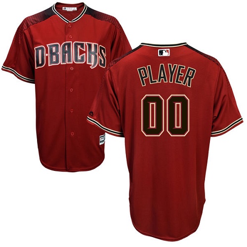 Custom Arizona Diamondbacks Replica Red Alternate Cool Base Jersey