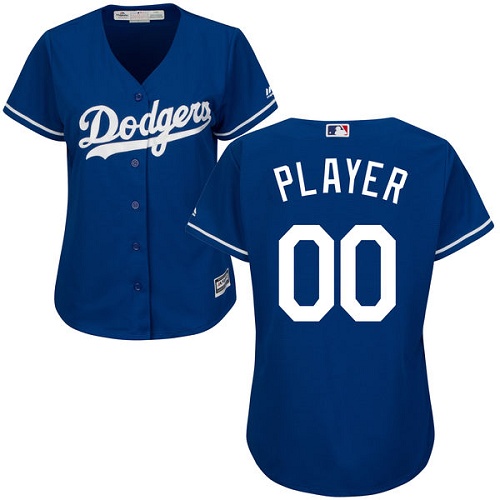 Women's Custom Los Angeles Dodgers Replica Royal Blue Alternate Cool Base Jersey Women's Custom Los Angeles Dodgers Replica Royal Blue Alternate Cool Base Jersey