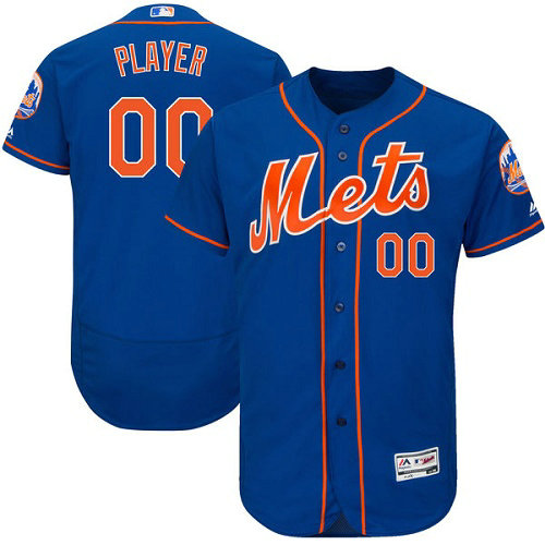 Custom New York Mets Royal Blue Flexbase Authentic Collection Jersey Custom New York Mets Royal Blue Flexbase Authentic Collection Jersey