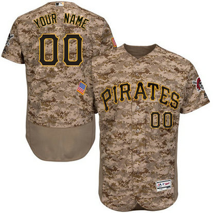 Custom Pittsburgh Pirates Camo Flexbase Authentic Collection Jersey Custom Pittsburgh Pirates Camo Flexbase Authentic Collection Jersey