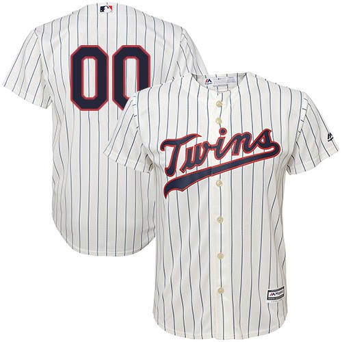 Custom Minnesota Twins Authentic Cream Alternate Cool Base Jersey