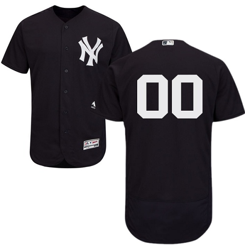 Custom New York Yankees Navy Blue Flexbase Authentic Collection Jersey Custom New York Yankees Navy Blue Flexbase Authentic Collection Jersey