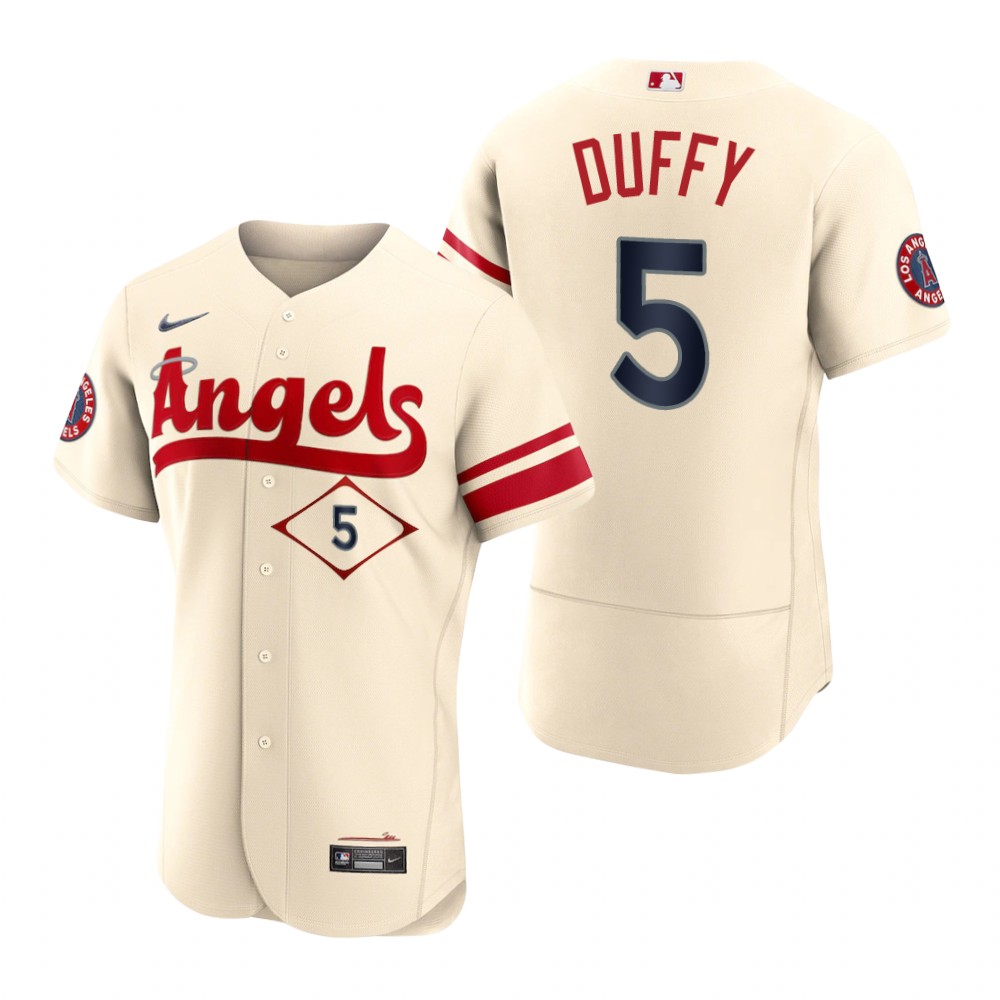 Los Angeles Angels Matt Duffy Cream 2022 City Connect Authentic Jersey Los Angeles Angels Matt Duffy Cream 2022 City Connect Authentic Jersey
