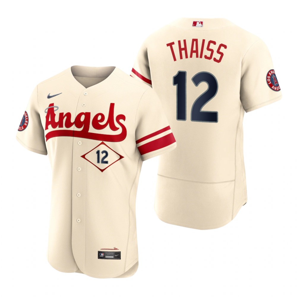 Los Angeles Angels Matt Thaiss Cream 2022 City Connect Authentic Jersey Los Angeles Angels Matt Thaiss Cream 2022 City Connect Authentic Jersey