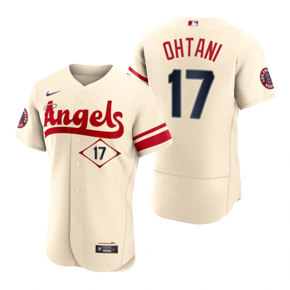 Los Angeles Angels Shohei Ohtani Cream 2022 City Connect Jersey