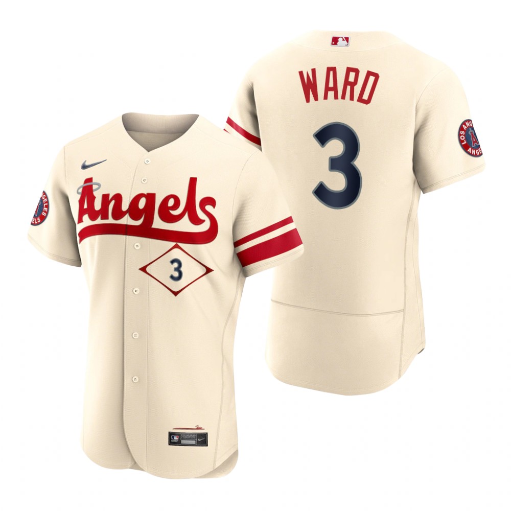 Los Angeles Angels Taylor Ward Cream 2022 City Connect Authentic Jersey Los Angeles Angels Taylor Ward Cream 2022 City Connect Authentic Jersey
