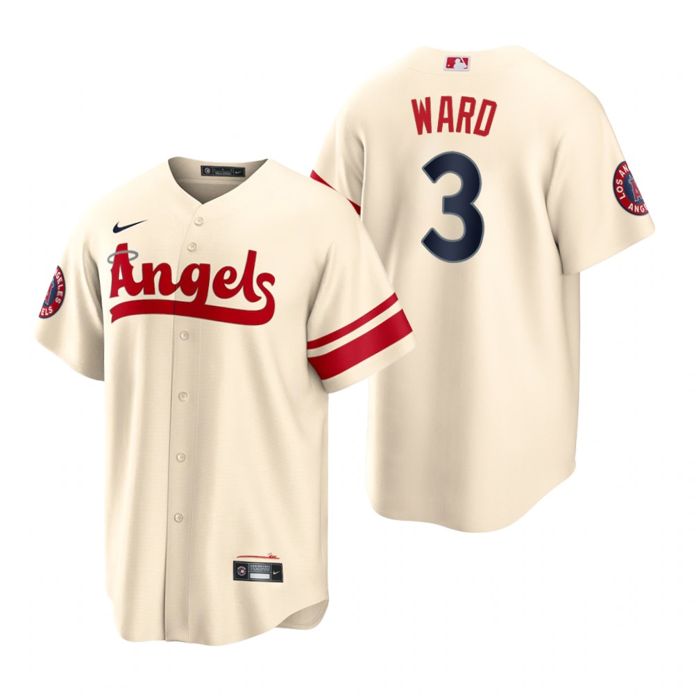 Los Angeles Angels Taylor Ward Cream 2022 City Connect Replica Jersey