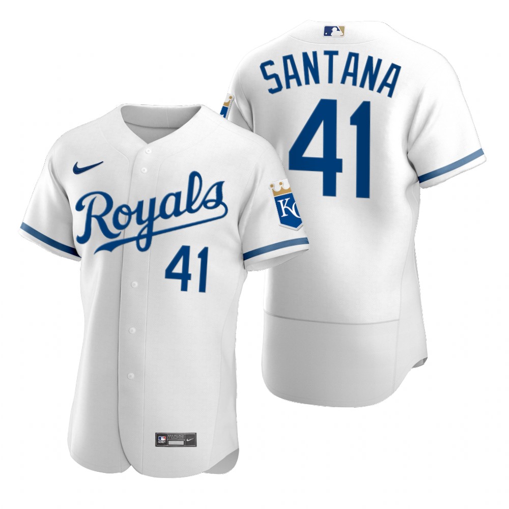 Kansas City Royals Carlos Santana White 2022 Authentic Jersey Kansas City Royals Carlos Santana White 2022 Authentic Jersey