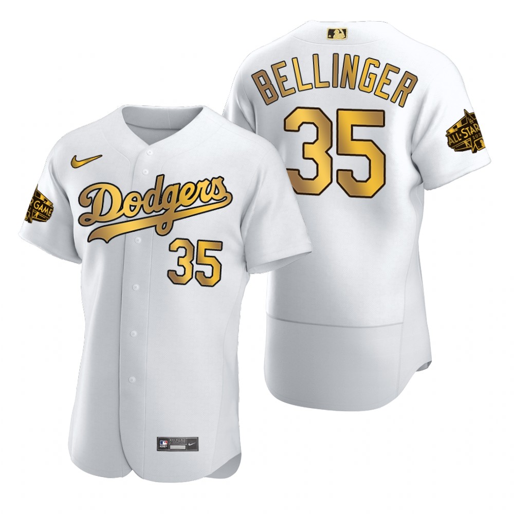 Cody Bellinger Los Angeles Dodgers White Gold 2022 MLB All-Star Game Jersey Cody Bellinger Los Angeles Dodgers White Gold 2022 MLB All-Star Game Jersey