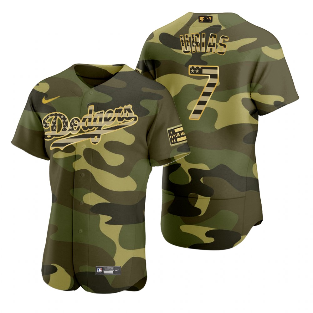 Los Angeles Dodgers Julio Urias Camo Authentic 2022 Armed Forces Day Jersey Los Angeles Dodgers Julio Urias Camo Authentic 2022 Armed Forces Day Jersey