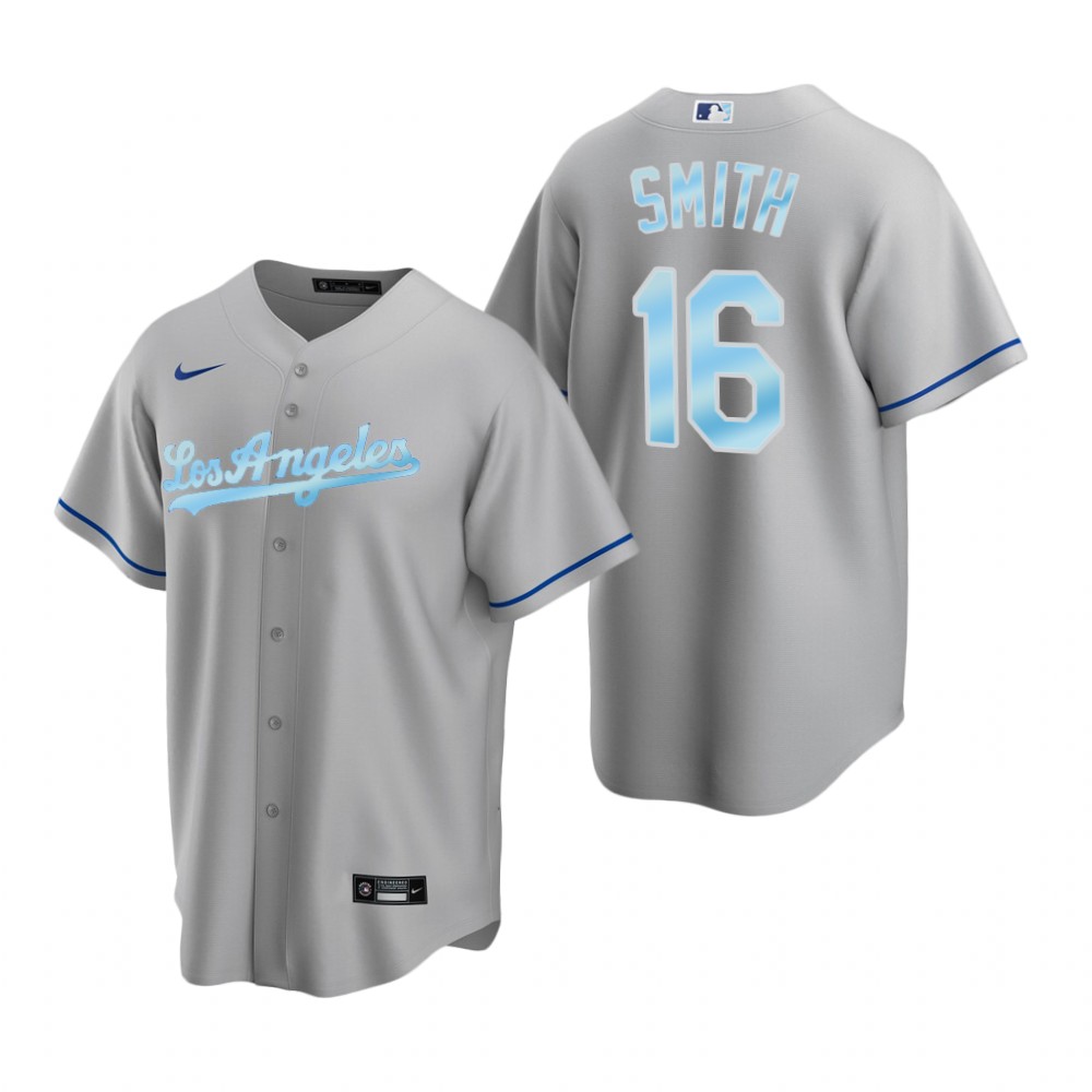 Los Angeles Dodgers Will Smith Gift Replica Gray 2022 Father's Day Jersey