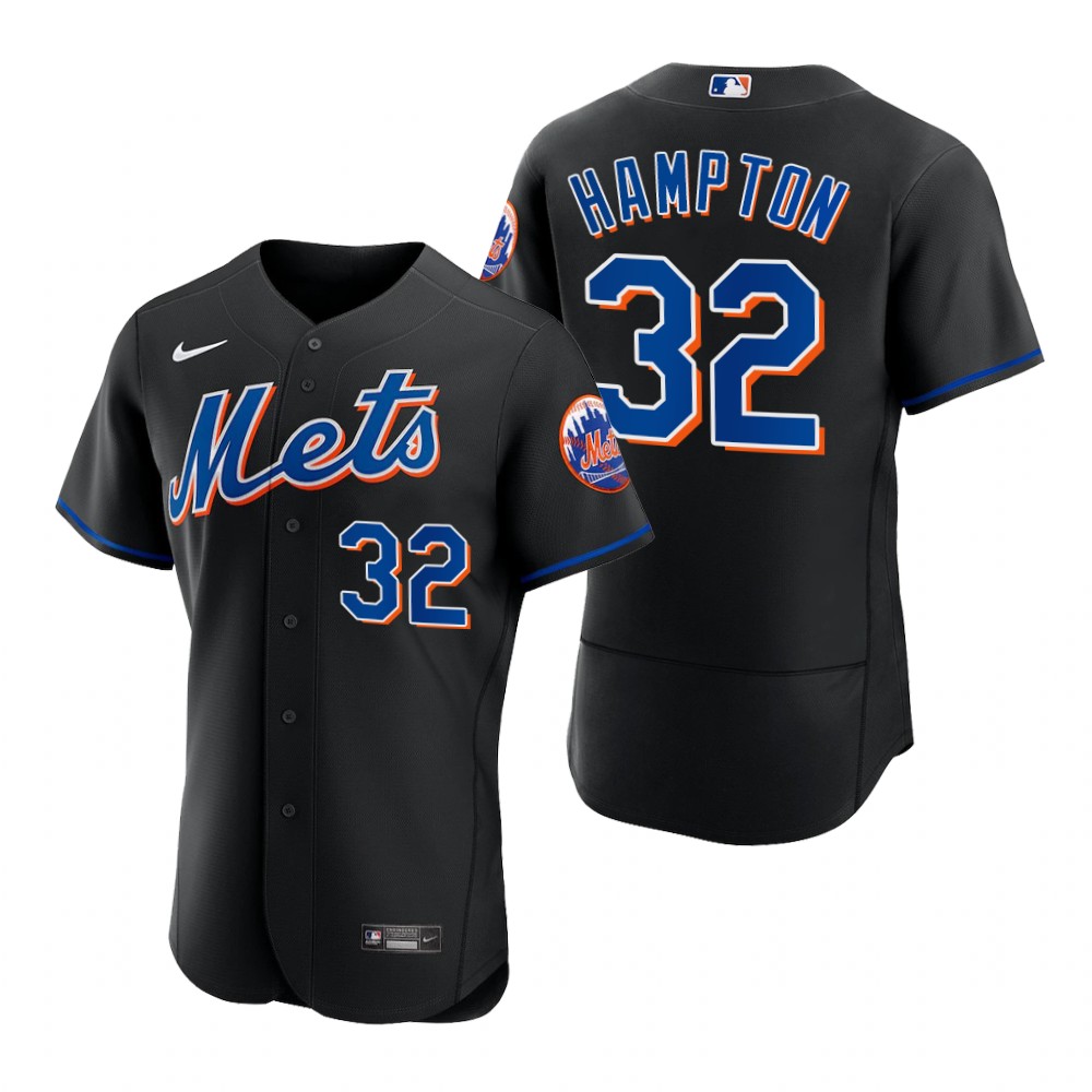 New York Mets Mike Hampton Black 2022 Authentic Alternate Jersey