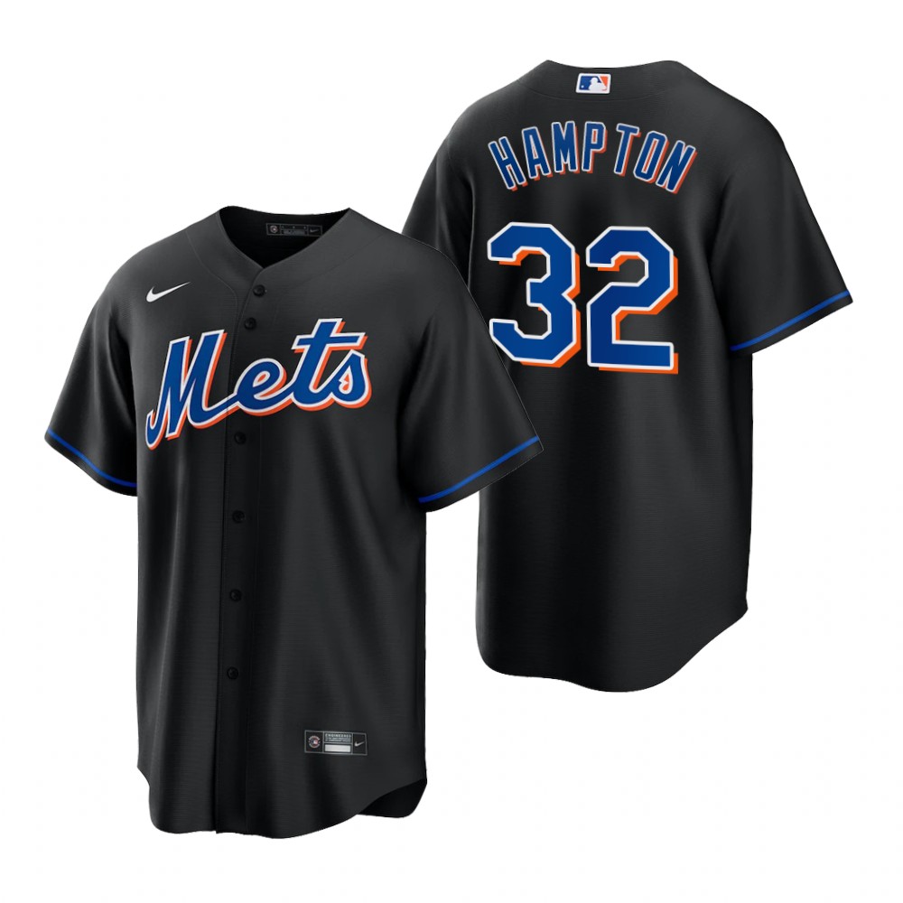 New York Mets Mike Hampton Nike Black 2022 Replica Alternate Jersey New York Mets Mike Hampton Nike Black 2022 Replica Alternate Jersey