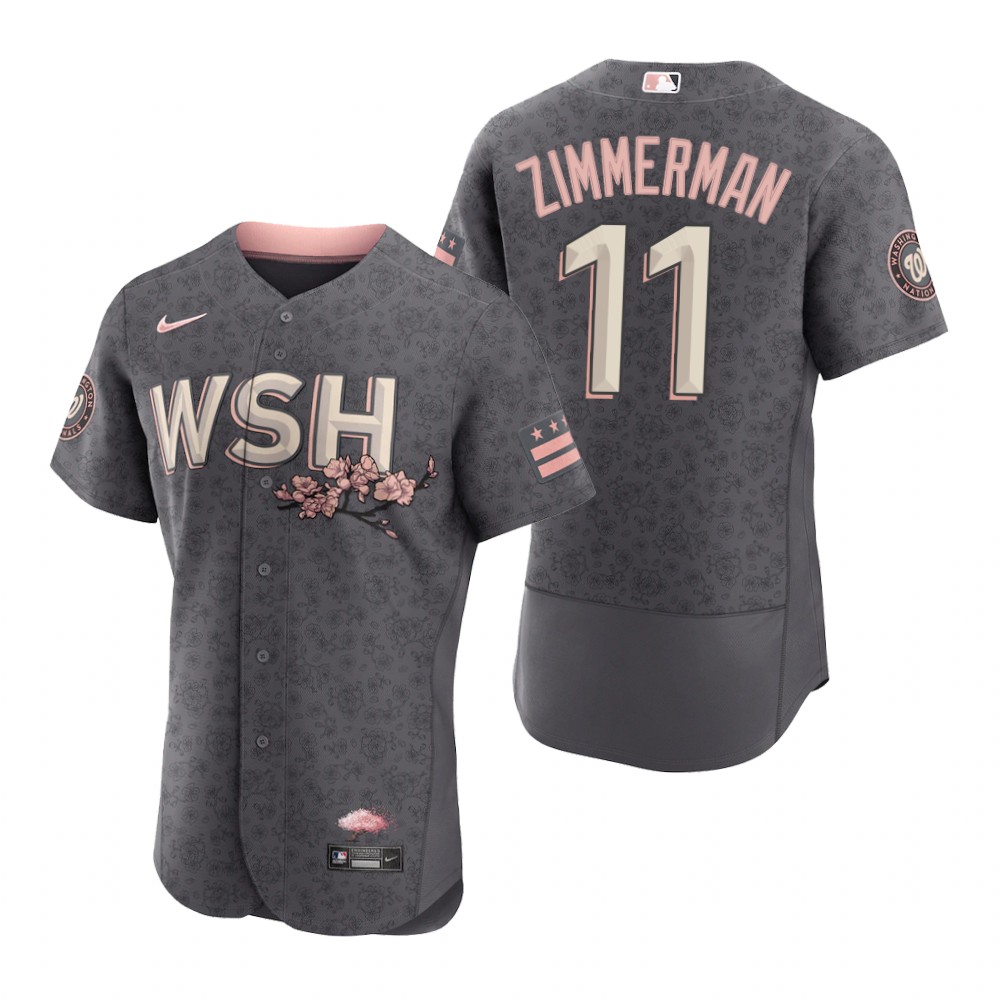 Washington Nationals Ryan Zimmerman Gray 2022 City Connect Authentic Jersey Washington Nationals Ryan Zimmerman Gray 2022 City Connect Authentic Jersey