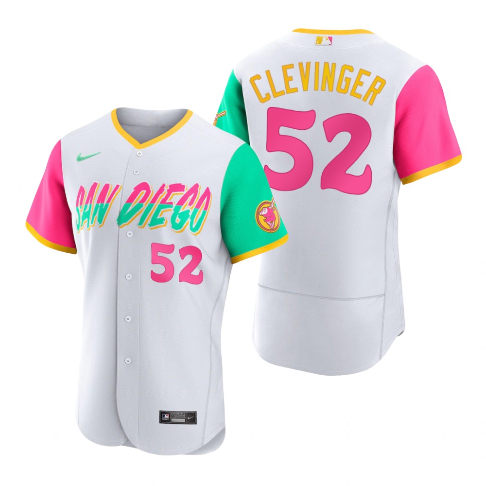 San Diego Padres Mike Clevinger White 2022 City Connect Authentic Jersey San Diego Padres Mike Clevinger White 2022 City Connect Authentic Jersey
