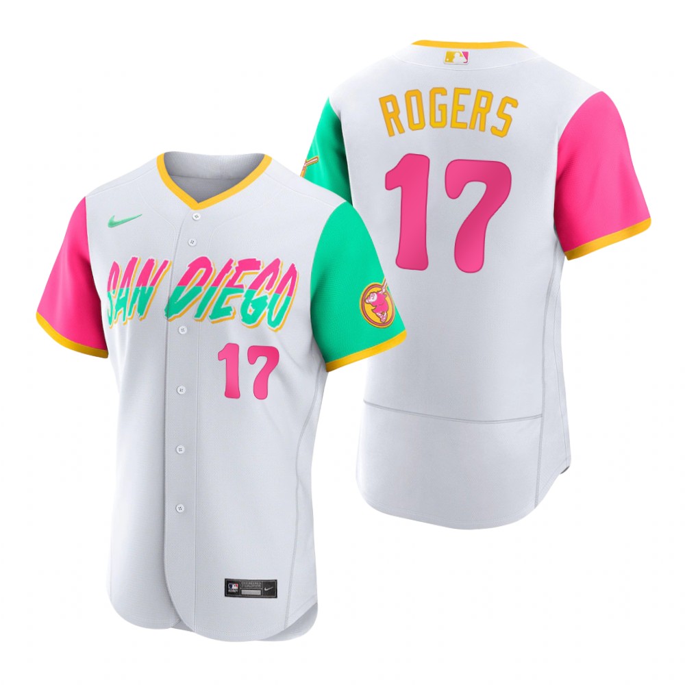 San Diego Padres Taylor Rogers White 2022 City Connect Authentic Jersey San Diego Padres Taylor Rogers White 2022 City Connect Authentic Jersey