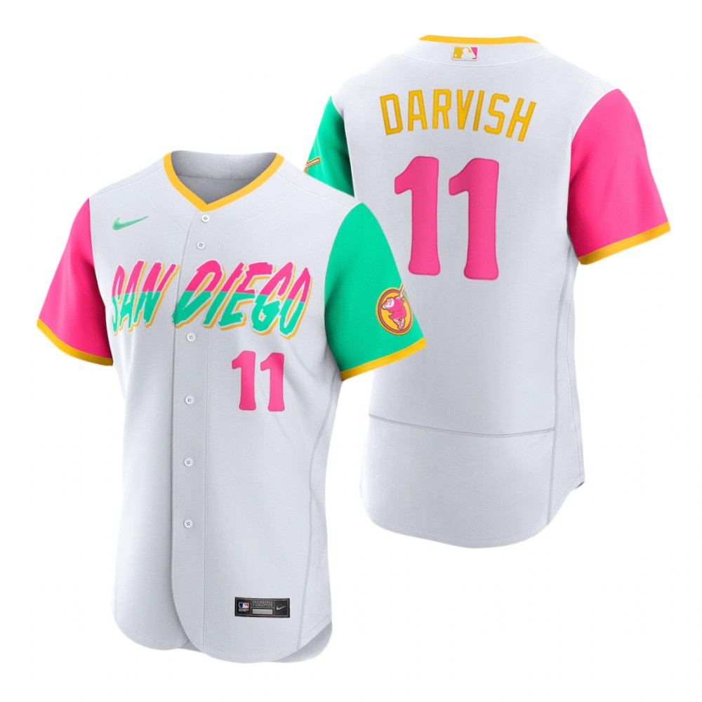San Diego Padres Yu Darvish White 2022 City Connect Authentic Jersey San Diego Padres Yu Darvish White 2022 City Connect Authentic Jersey