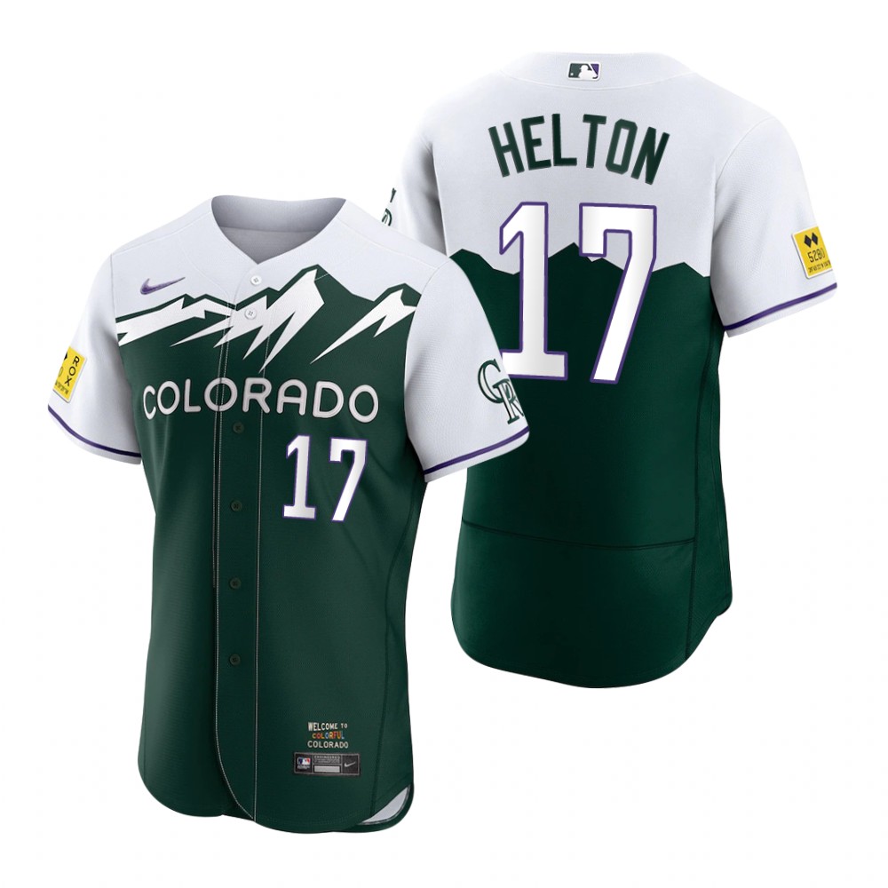 Colorado Rockies Todd Helton Green 2022 City Connect Authentic Jersey Colorado Rockies Todd Helton Green 2022 City Connect Authentic Jersey