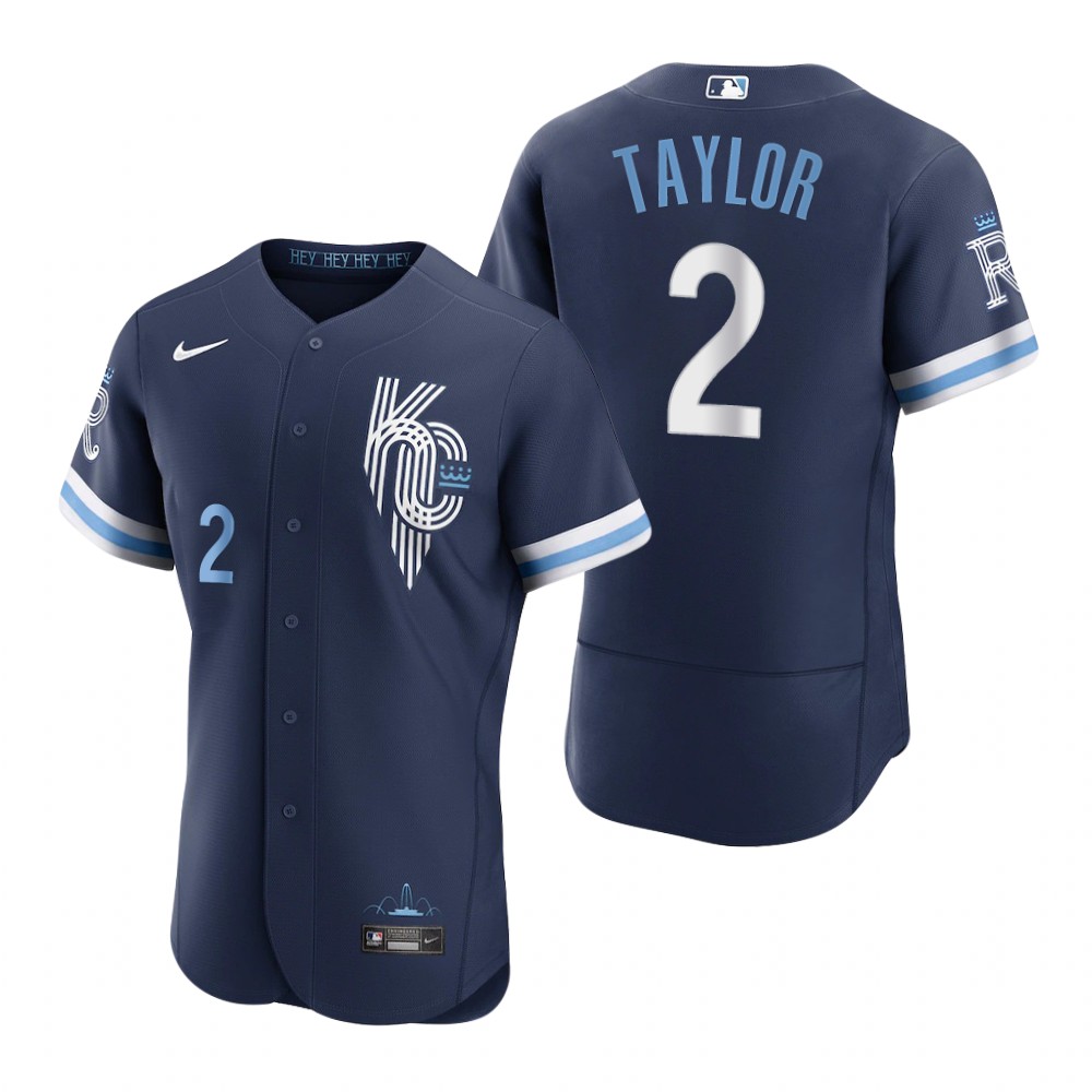 Kansas City Royals Michael A. Taylor Navy 2022 City Connect Authentic Jersey Kansas City Royals Michael A. Taylor Navy 2022 City Connect Authentic Jersey
