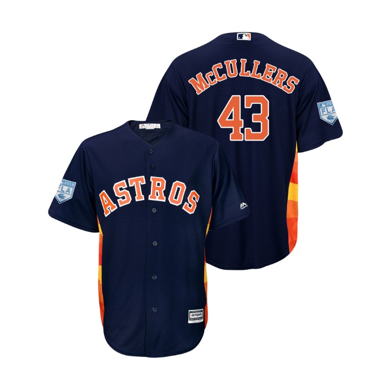 Houston Astros Navy #43 Lance McCullers Cool Base Jersey 2019 Spring Training
