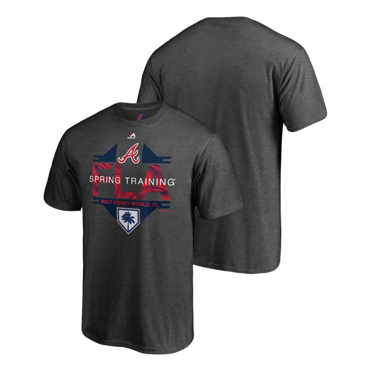 Atlanta Braves Grapefruit League Heather Gray Big & Tall T-Shirt 2019 Spring Training
