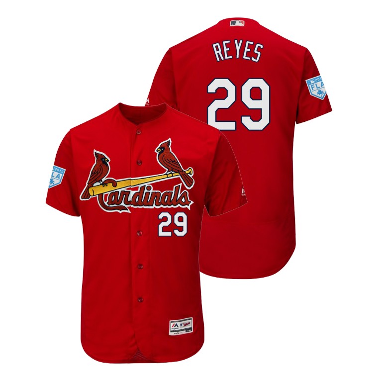 St. Louis Cardinals Scarlet #29 Alex Reyes Flex Base Jersey 2019 Spring Training St. Louis Cardinals Scarlet #29 Alex Reyes Flex Base Jersey 2019 Spring Training