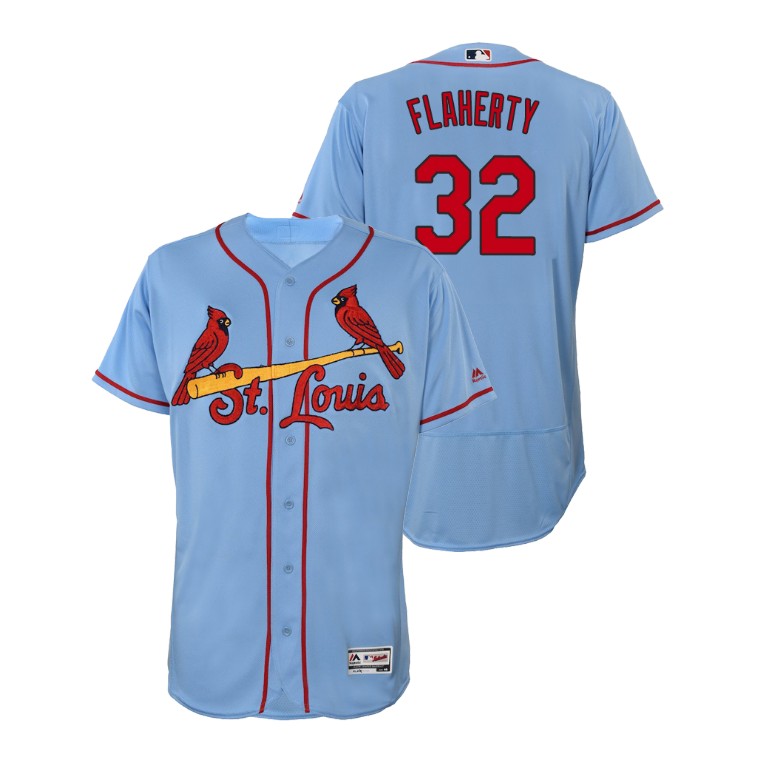 St. Louis Cardinals Horizon Blue #32 2019 Flex Base Jack Flaherty Alternate Jersey St. Louis Cardinals Horizon Blue #32 2019 Flex Base Jack Flaherty Alternate Jersey