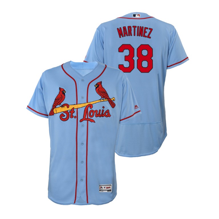 St. Louis Cardinals Horizon Blue #38 2019 Flex Base Jose Martinez Alternate Jersey