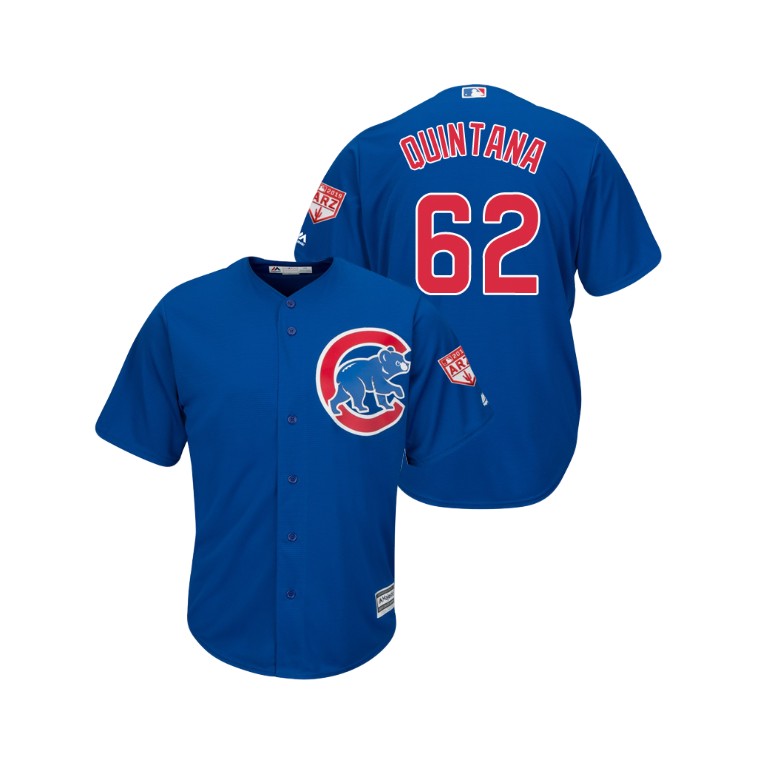 Chicago Cubs Royal #62 Jose Quintana Cool Base Jersey 2019 Spring Training Chicago Cubs Royal #62 Jose Quintana Cool Base Jersey 2019 Spring Training