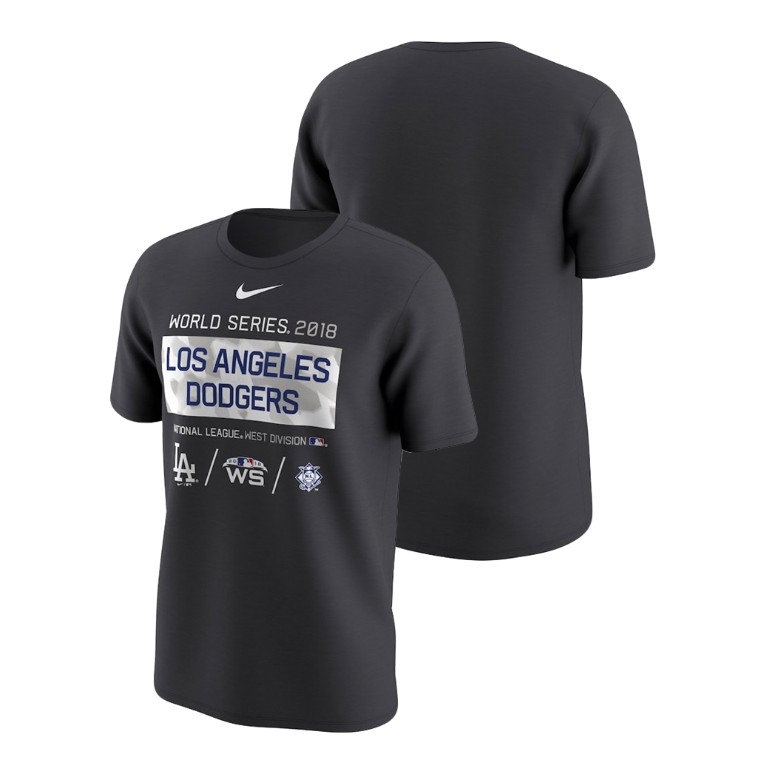 Los Angeles Dodgers Legend Anthracite Bound Nike T-Shirt 2018 World Series