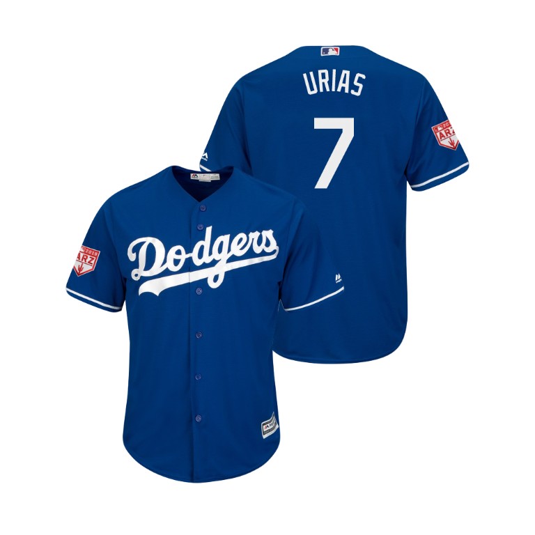 Los Angeles Dodgers Royal #7 Julio Urias Cool Base Jersey 2019 Spring Training Los Angeles Dodgers Royal #7 Julio Urias Cool Base Jersey 2019 Spring Training