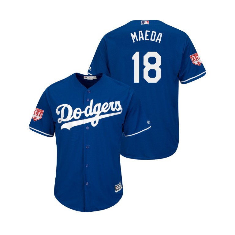 Los Angeles Dodgers Royal #18 Kenta Maeda Cool Base Jersey 2019 Spring Training Los Angeles Dodgers Royal #18 Kenta Maeda Cool Base Jersey 2019 Spring Training