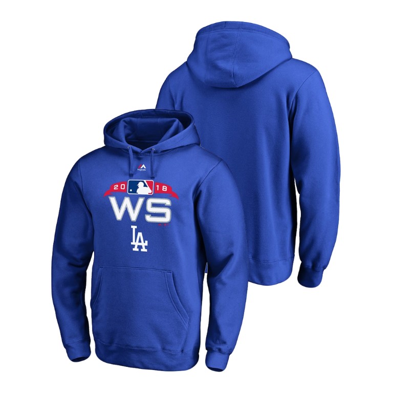 Los Angeles Dodgers Authentic Collection Royal Bound Big & Tall Hoodie 2018 World Series