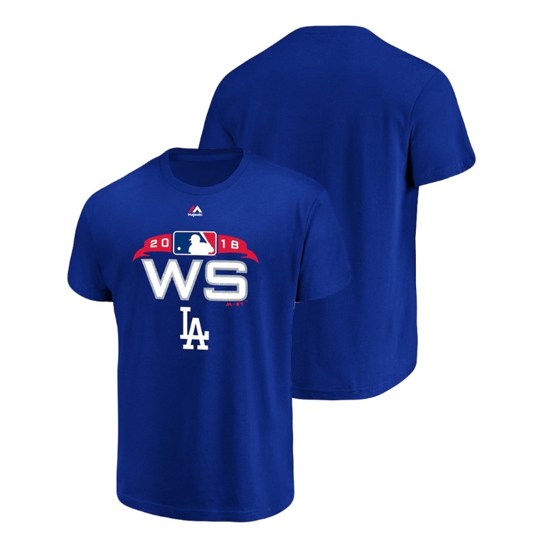 Los Angeles Dodgers Authentic Collection Royal Bound Majestic T-Shirt 2018 World Series
