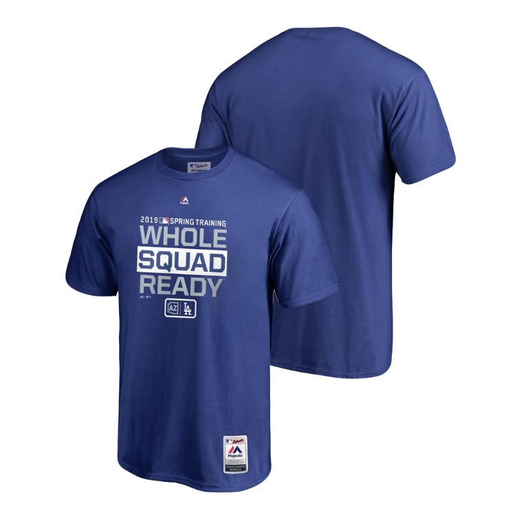 Los Angeles Dodgers Authentic Collection Royal Majestic T-Shirt 2019 Spring Training Los Angeles Dodgers Authentic Collection Royal Majestic T-Shirt 2019 Spring Training