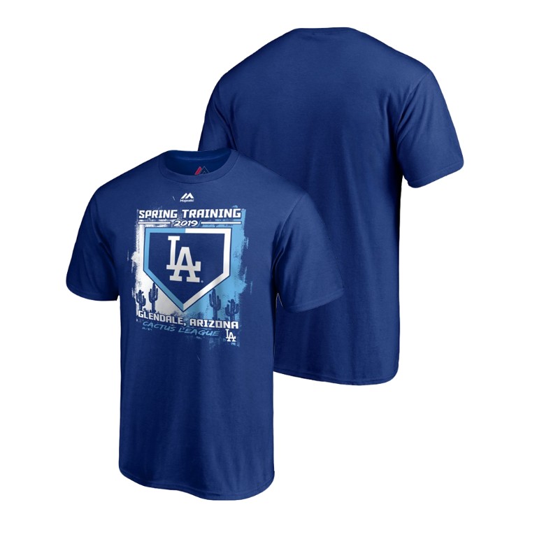 Los Angeles Dodgers Base on Balls Royal Cactus League T-Shirt 2019 Spring Training