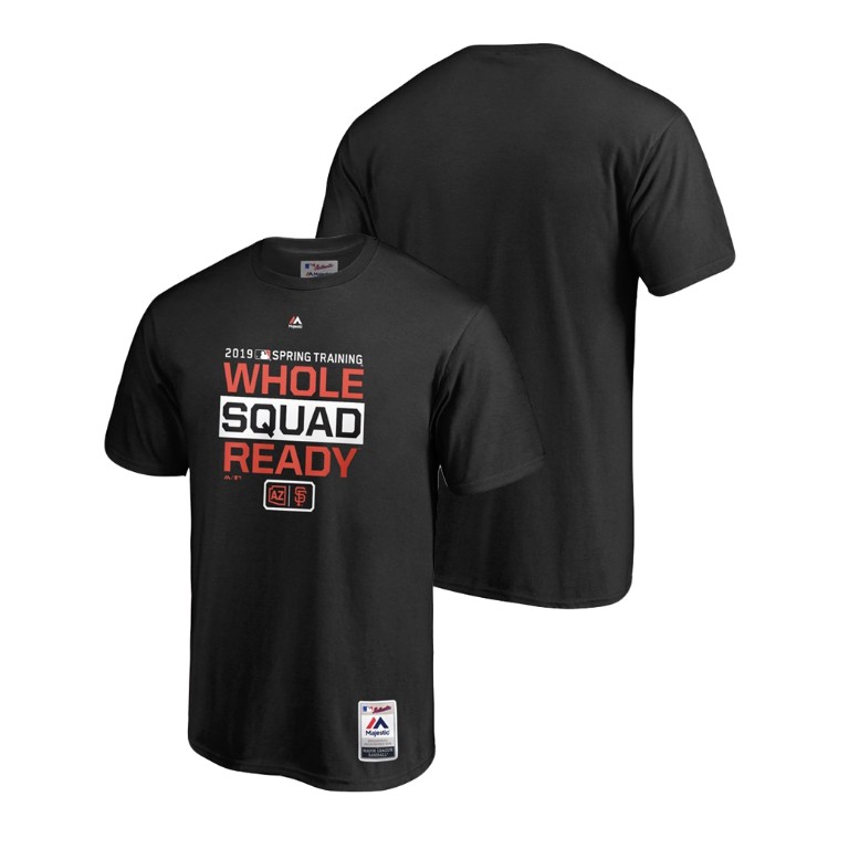 San Francisco Giants Authentic Collection Black Majestic T-Shirt 2019 Spring Training San Francisco Giants Authentic Collection Black Majestic T-Shirt 2019 Spring Training