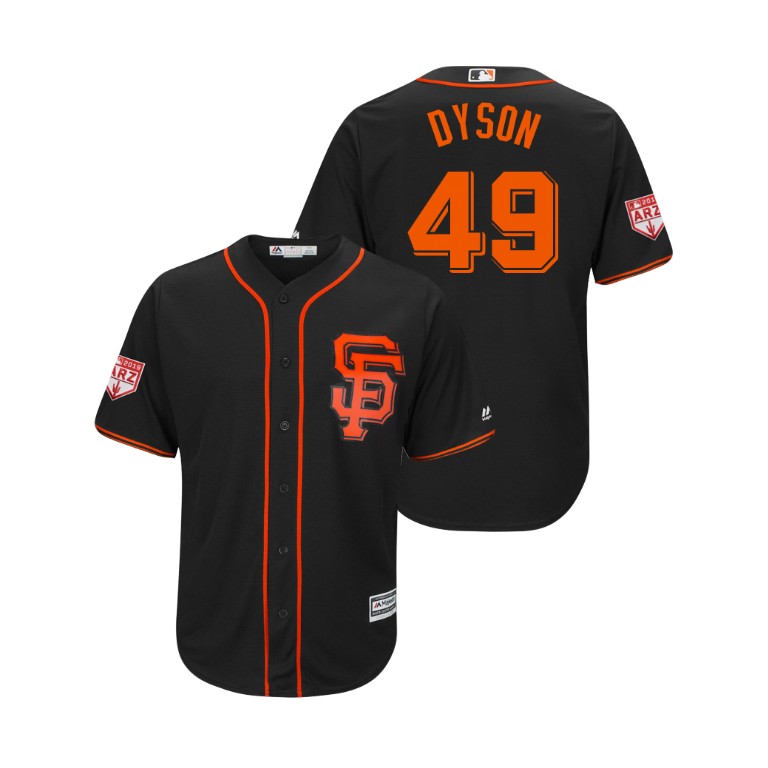 San Francisco Giants Black #49 Sam Dyson Cool Base Jersey 2019 Spring Training San Francisco Giants Black #49 Sam Dyson Cool Base Jersey 2019 Spring Training