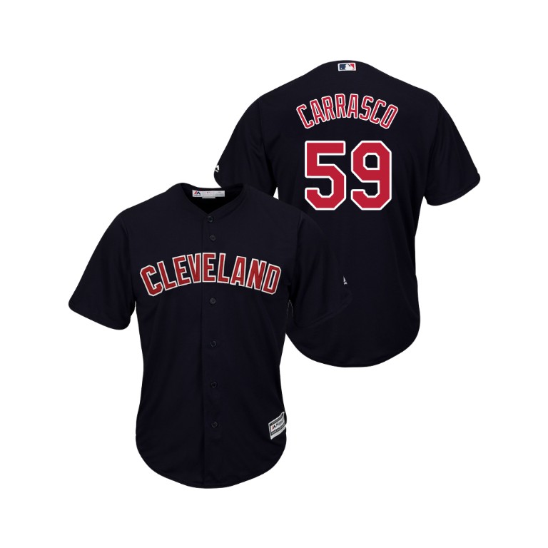 Cleveland Indians Navy #59 2019 Cool Base Carlos Carrasco Alternate Jersey Cleveland Indians Navy #59 2019 Cool Base Carlos Carrasco Alternate Jersey