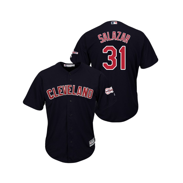 Cleveland Indians 2019 All-Star Game Patch Navy #31 Danny Salazar Cool Base Jersey