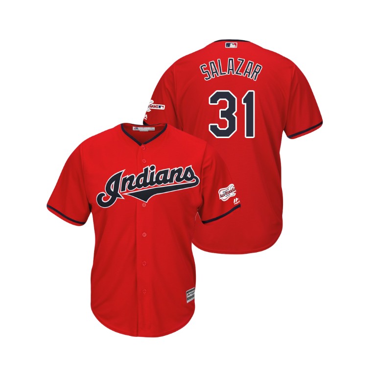 Cleveland Indians 2019 All-Star Game Patch Scarlet #31 Danny Salazar Cool Base Jersey