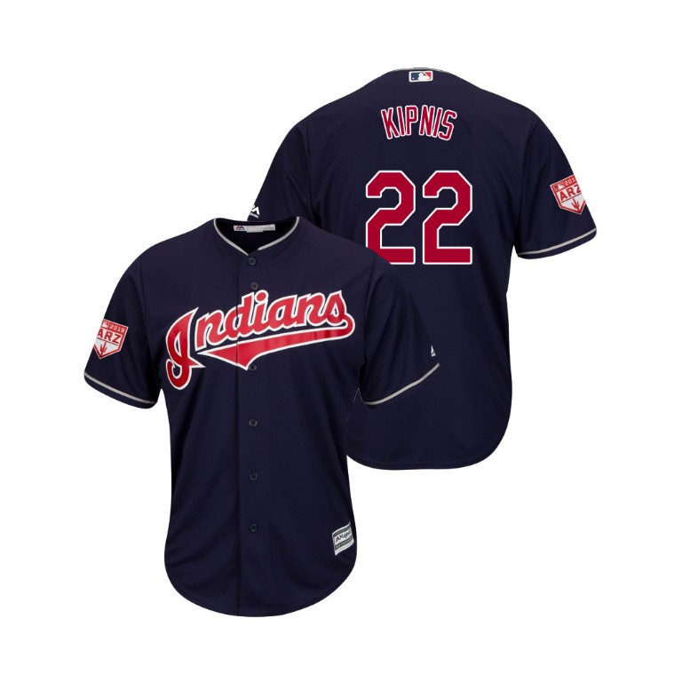 Cleveland Indians Navy #22 Jason Kipnis Cool Base Jersey 2019 Spring Training Cleveland Indians Navy #22 Jason Kipnis Cool Base Jersey 2019 Spring Training