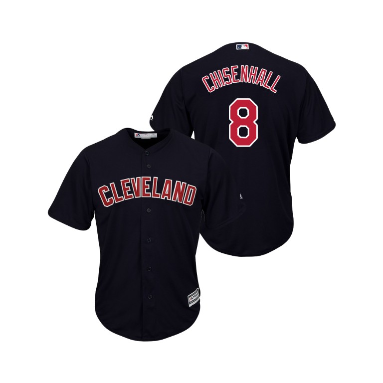 Cleveland Indians Navy #8 2019 Cool Base Lonnie Chisenhall Alternate Jersey Cleveland Indians Navy #8 2019 Cool Base Lonnie Chisenhall Alternate Jersey