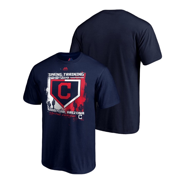 Cleveland Indians Base on Balls Navy Cactus League T-Shirt 2019 Spring Training Cleveland Indians Base on Balls Navy Cactus League T-Shirt 2019 Spring Training