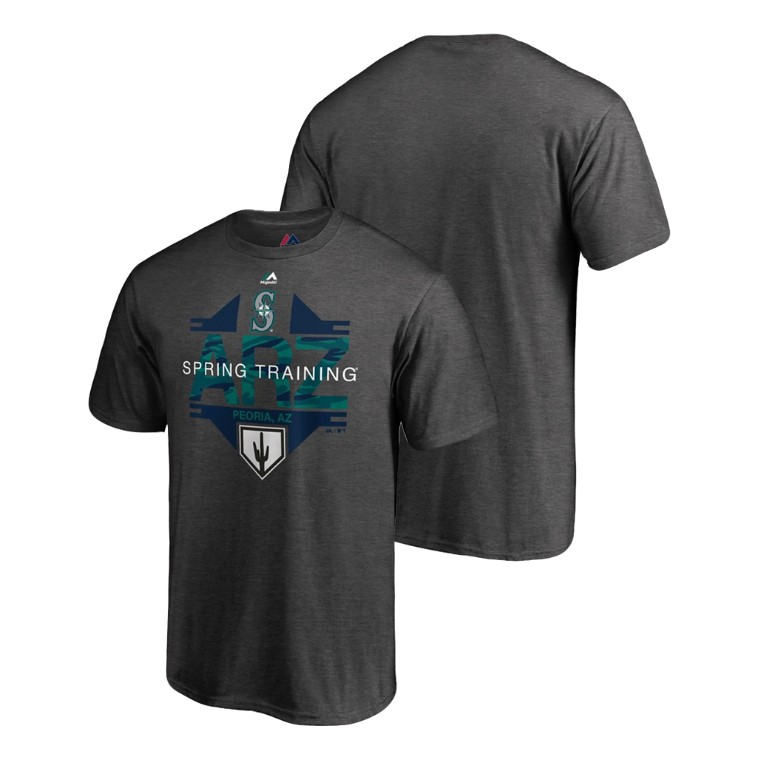 Seattle Mariners Cactus League Heather Gray Big & Tall T-Shirt 2019 Spring Training Seattle Mariners Cactus League Heather Gray Big & Tall T-Shirt 2019 Spring Training