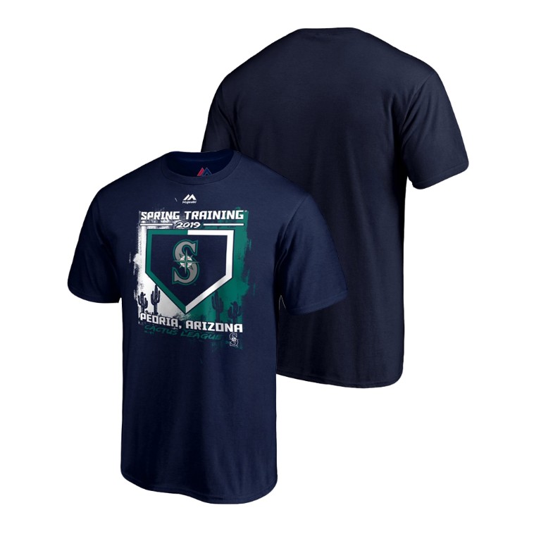 Seattle Mariners Base on Balls Navy Cactus League T-Shirt 2019 Spring Training Seattle Mariners Base on Balls Navy Cactus League T-Shirt 2019 Spring Training